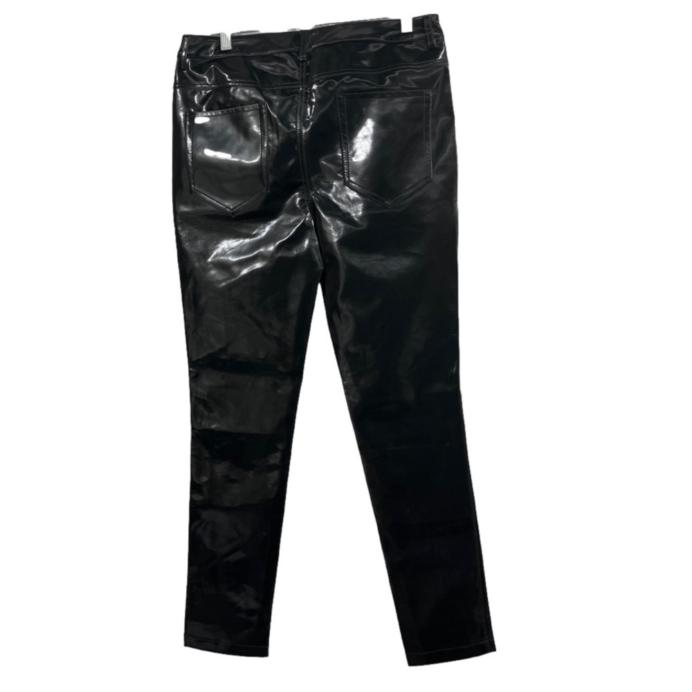 ⭐️ NWOT - Zara black pleather pants- size 32 - Picture 2 of 7